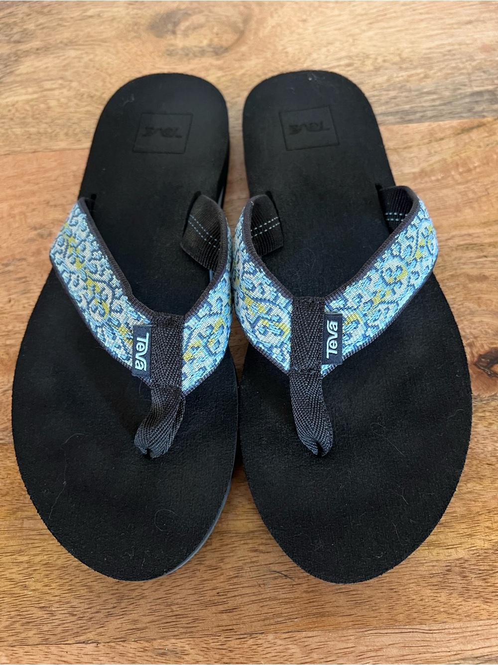 Teva Women's Mush II Flip Flop,Companera Blue, 8
